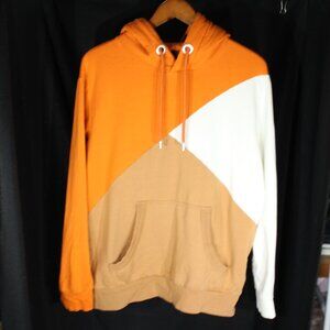 Wanakome Orange/Brown/Cream Hoodie - Size L